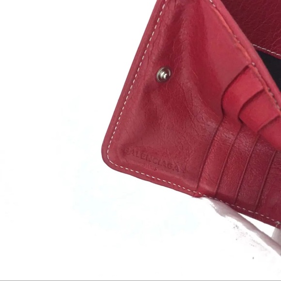 BALENCIAGA Bazar MultiColor Leather Bifold Wallet/2W0560 - Picture 8 of 9